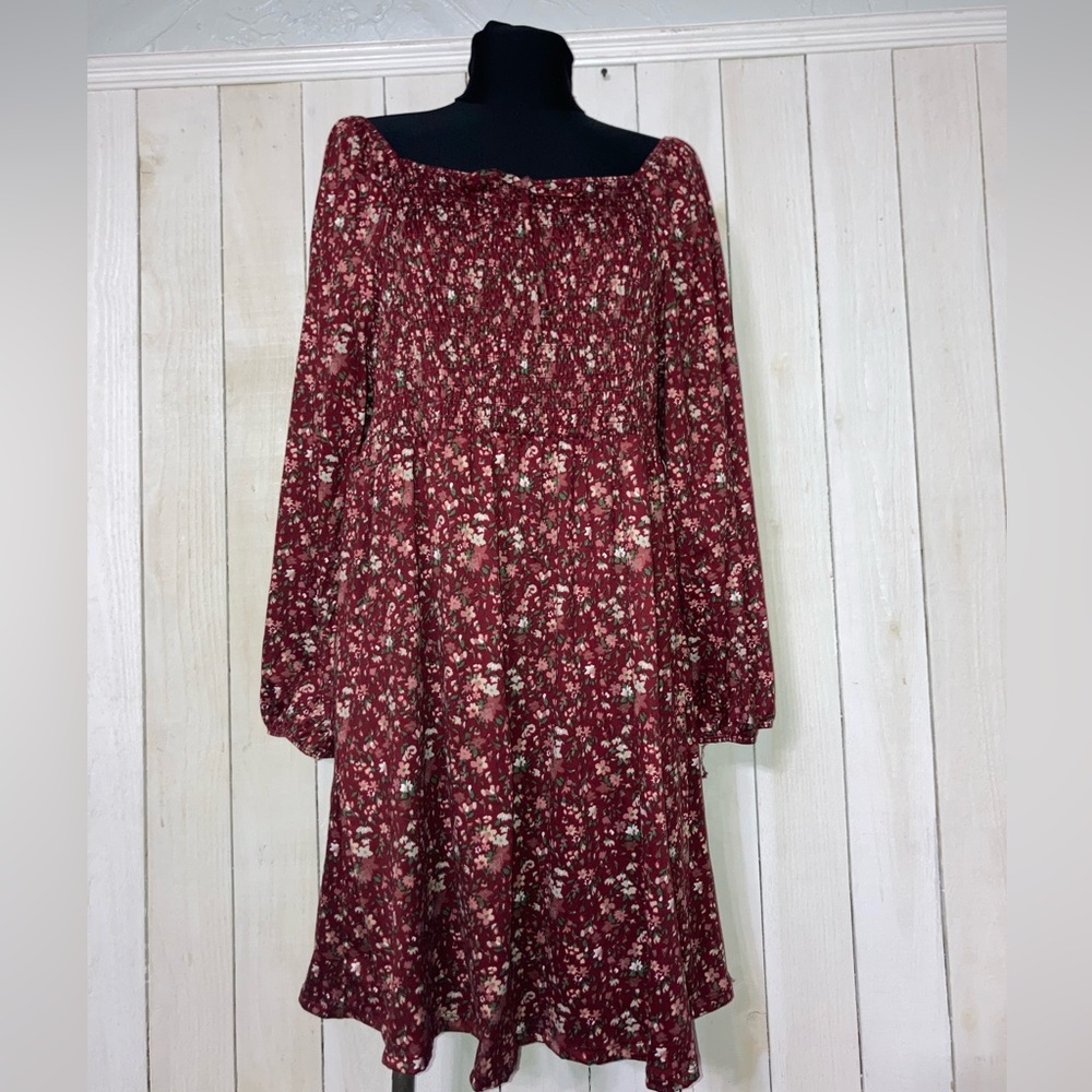 VIBE sportswear Mauve  modest dress long sleeve Size 2X